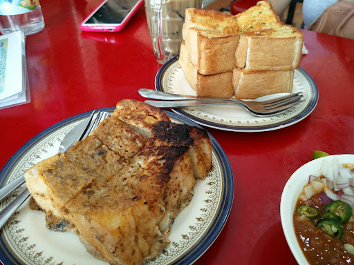 Nazzeeras' Roti Bakar (TOAST) Kacang Phool (ARABIC CHILLI) Penang